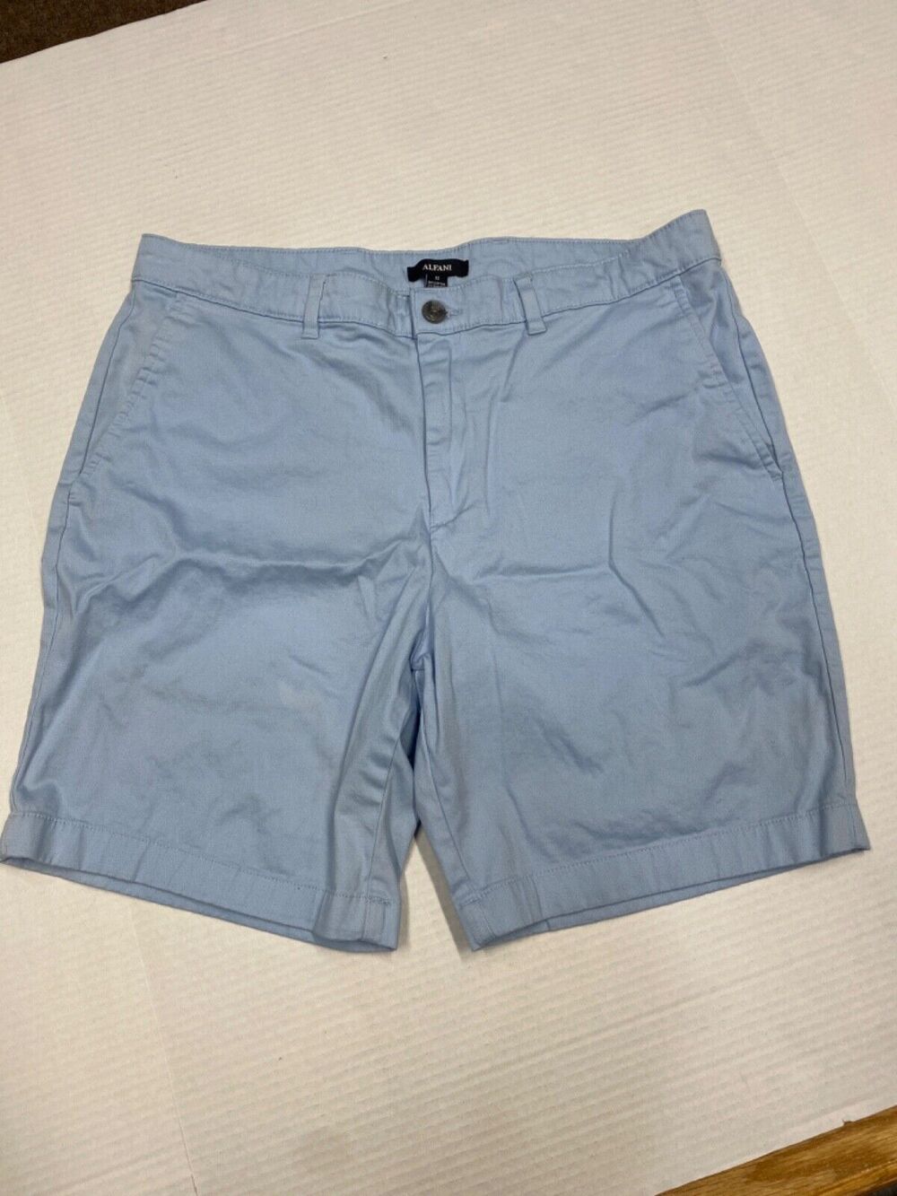 Alfani mens shorts blue stretch size 32 (b8)